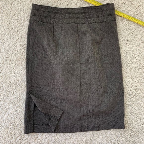 Classy gray ♡ Mango ♡ skirt w. slit 6 top business - Picture 2 of 5